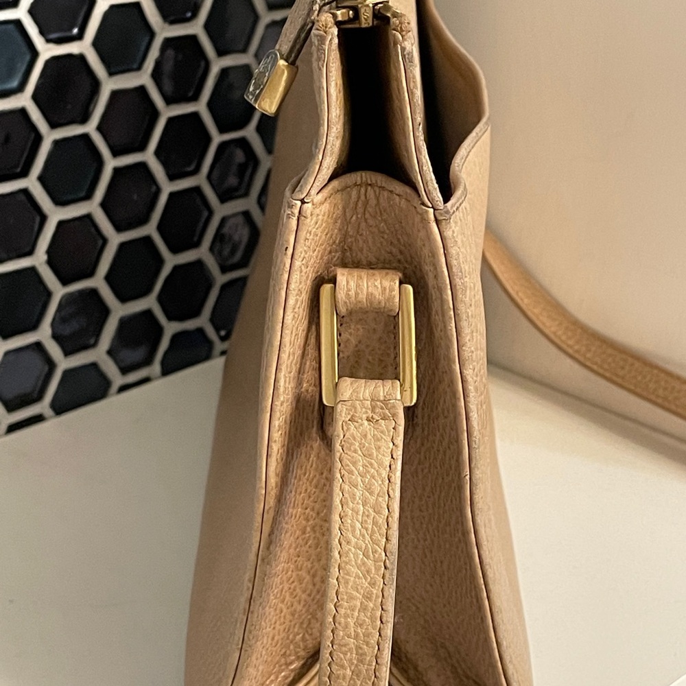 Vintage Mark Cross Pebbled Leather Crossbody Bag - Picture 7 of 16